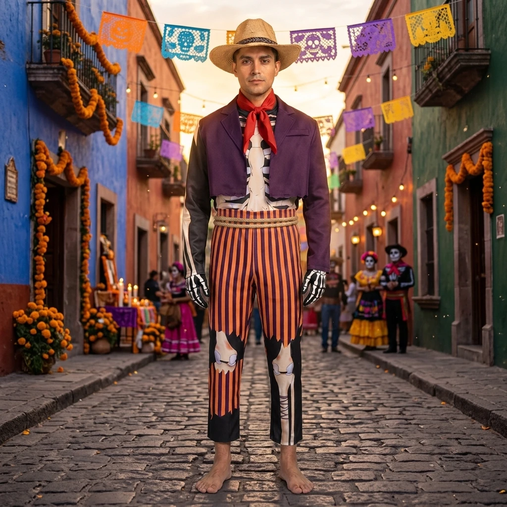 

Anime Hector Rivera Cosplay Costume Jacket Pants Straw Hat Full Set Accessories Suit Halloween Party Role Play Carnival Outfit