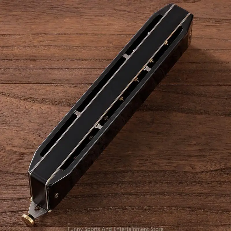 16-Loch-Mundharmonika für Tonart C mit Koffer, 48-Ton, professioneller und Anfänger-Musikplayer, Geschenk für Studenten – Detail 5
