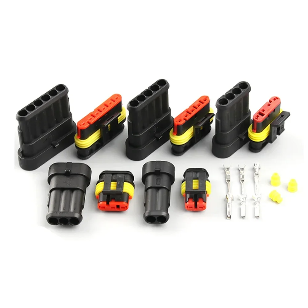 5sets  2-pin Male/Female Connector 174460-1/174463-1 Car Stereo Non-destructive Modification Plug DJ7022Y-1.8-11/21