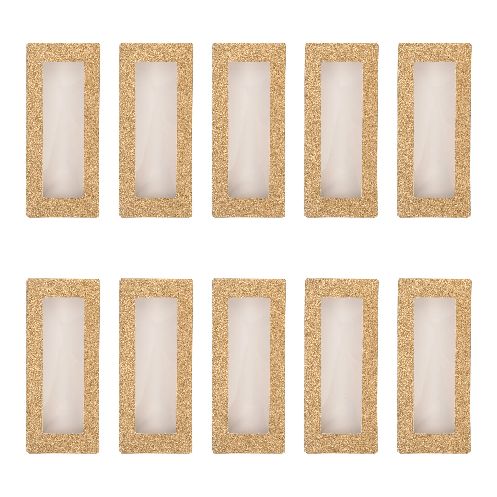 24 pezzi vuoto scatola organizer per ciglia finte custodia per ciglia vassoio per imballaggio ciglia glitterate per protezione e conservazione delle ciglia finte