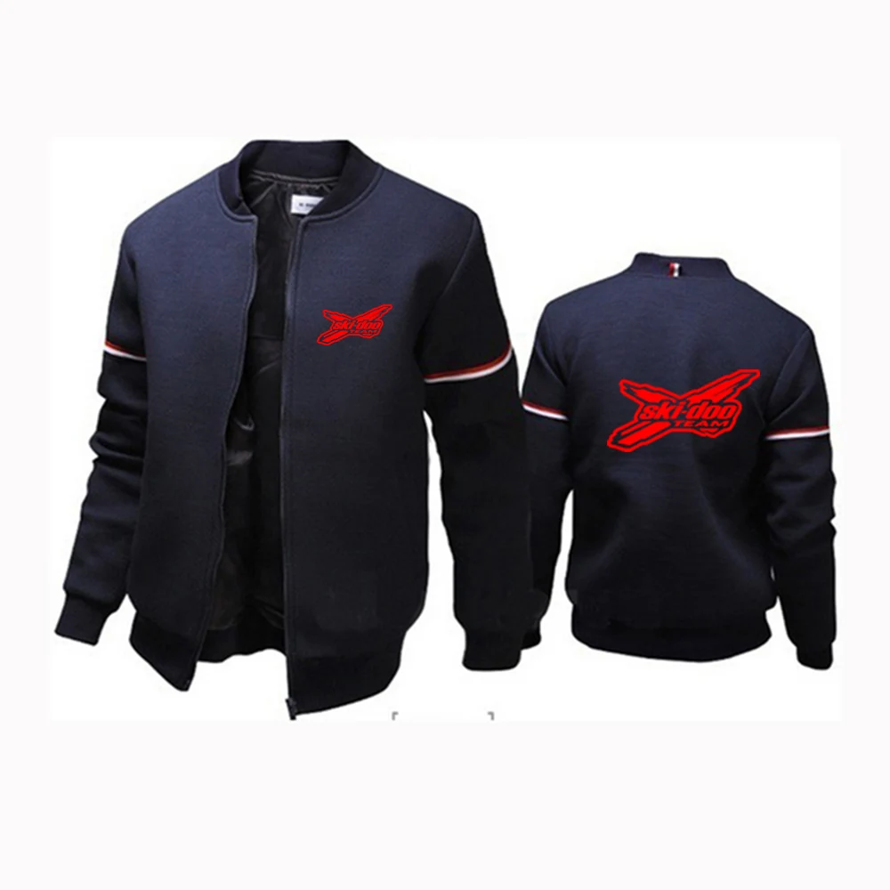 2025 Can Am Ski Doo Team New Printing Fashionable Flight Jacket Round Collar Solid Cotton Long Sleeves Tracksuits Coat Tops