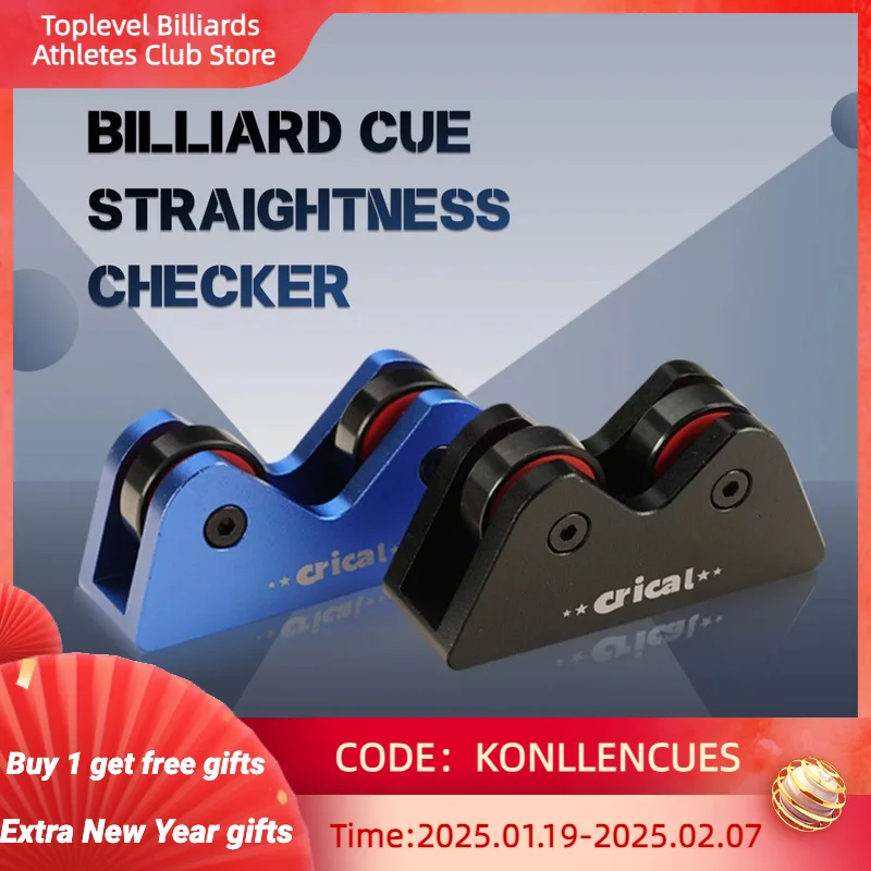 CRICAL Cue Straightening Checker Tool, detector de retidão Snooker Roller, Maintaince Tool, acessórios de bilhar