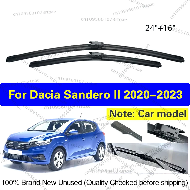 

For Dacia Sandero III 2020-2023 Streetway Renault Logan Taliant Front Wiper Blades Window Windscreen Windshield Car Accessories