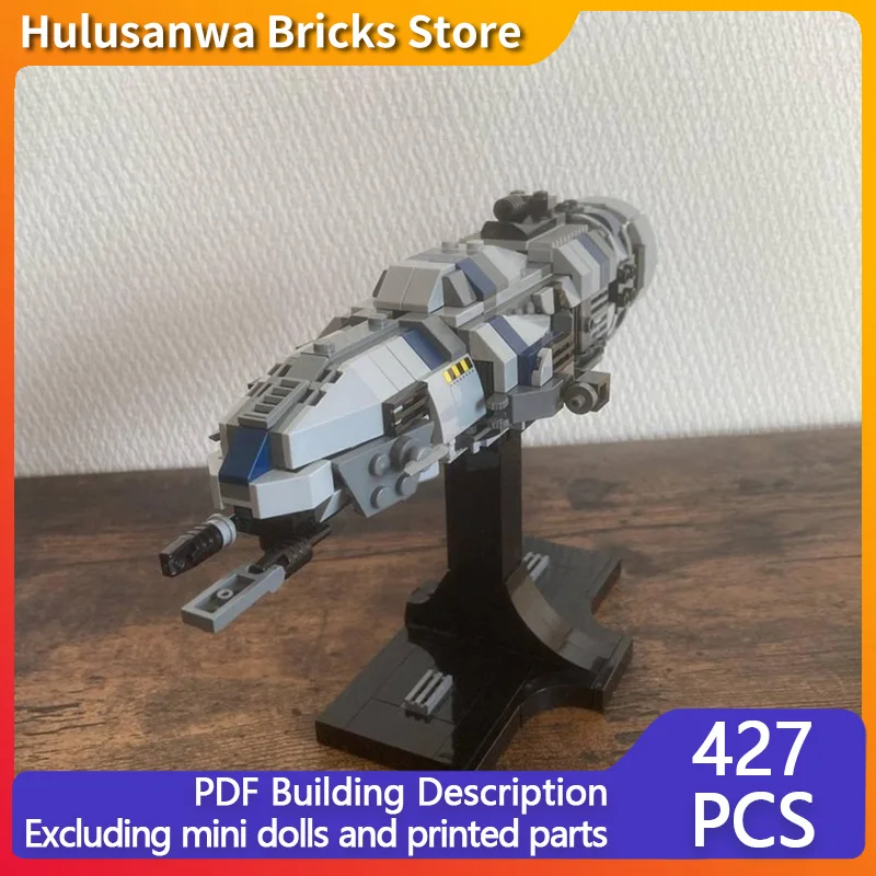 

Популярная модель фильма MOC, строительные кирпичи, космический боевой космический корабль, модульные технологии, подарки, праздник, сборка, детские игрушки, костюм