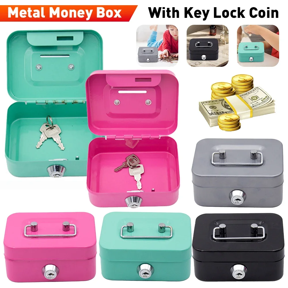 Metal Cash Box Mini…
