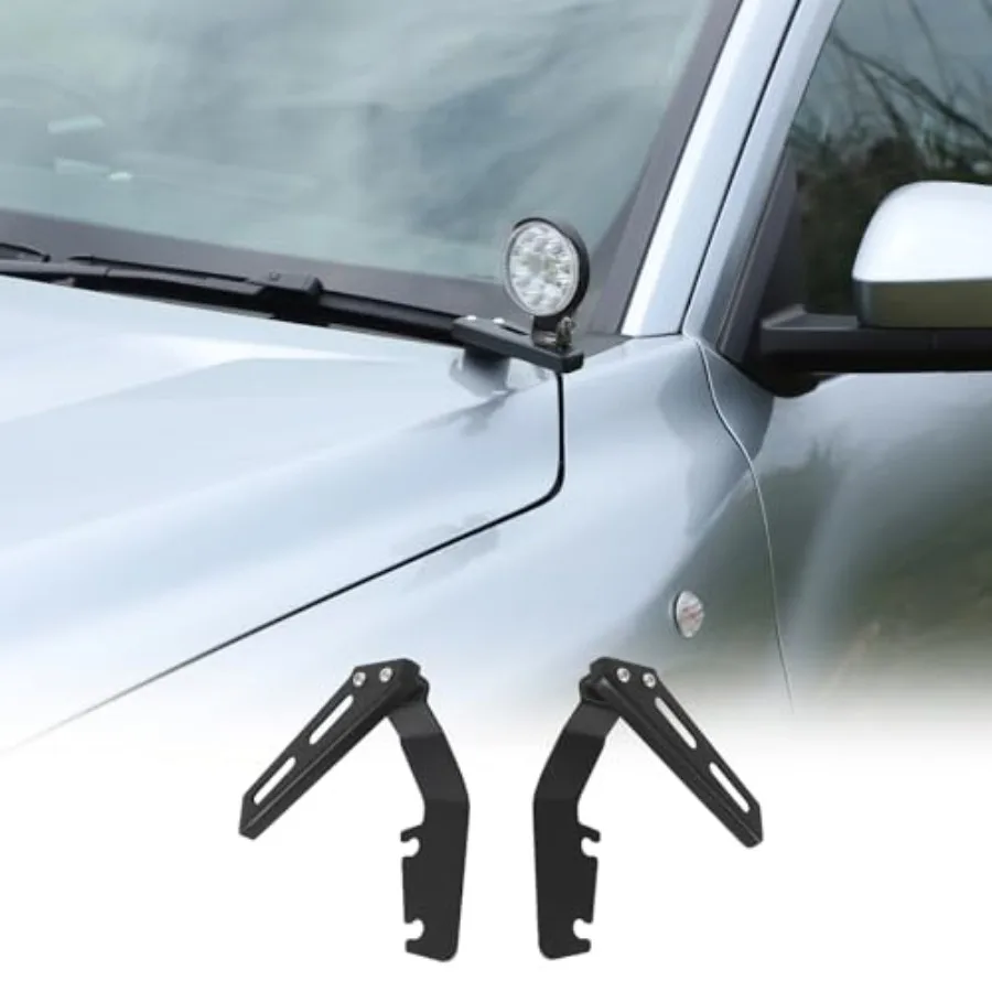 

Ditch Light Bracket Hood Spotlight Lamp Holder Compatible with Toyota Tacoma 2024 2025 2026 Carbon Steel Car Exterior Accessori