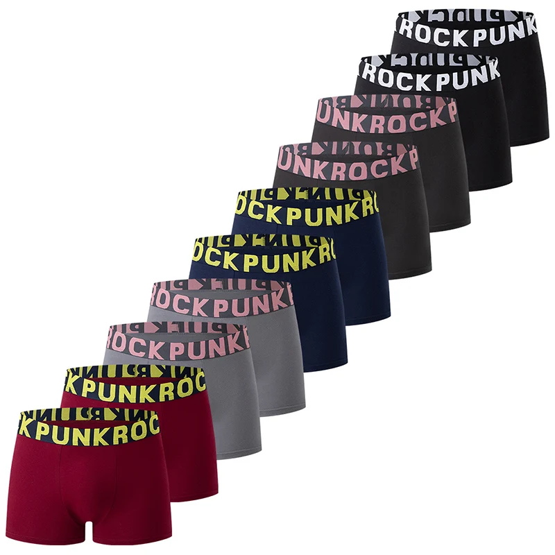 

4/10 Piece Set Of Men's Casual Sports Beach Bottom Shorts Comfortable Pure Cotton Underwear Plus Size Versatile Boxer Shorts