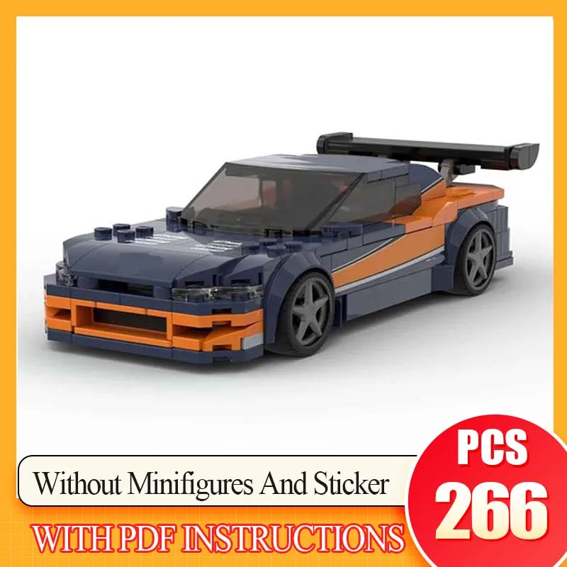 

Технологии подарки праздник собрать детские игрушки костюм городской автомобиль скорость Чемпион модель MOC строительные кирпичи спортивный автомобиль V2 модульный