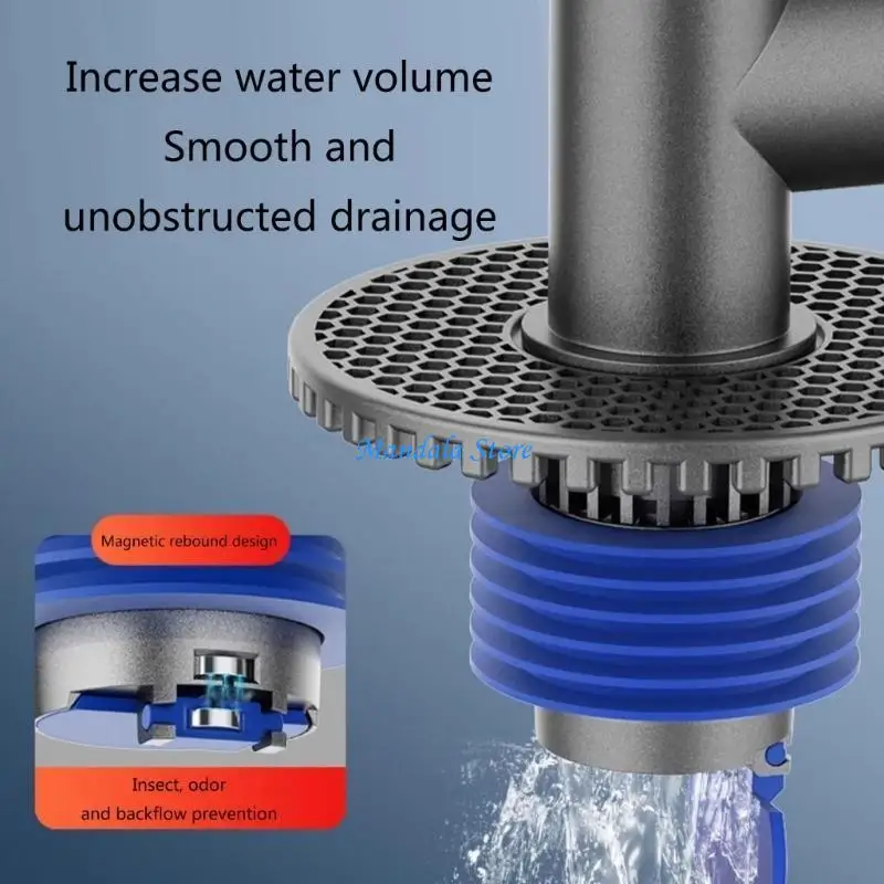 

U2JC Professional Drain Pipe Adapter Convenient Solution Corrosion resistant Drain Pipe Adapter Suitable for Washing Machines