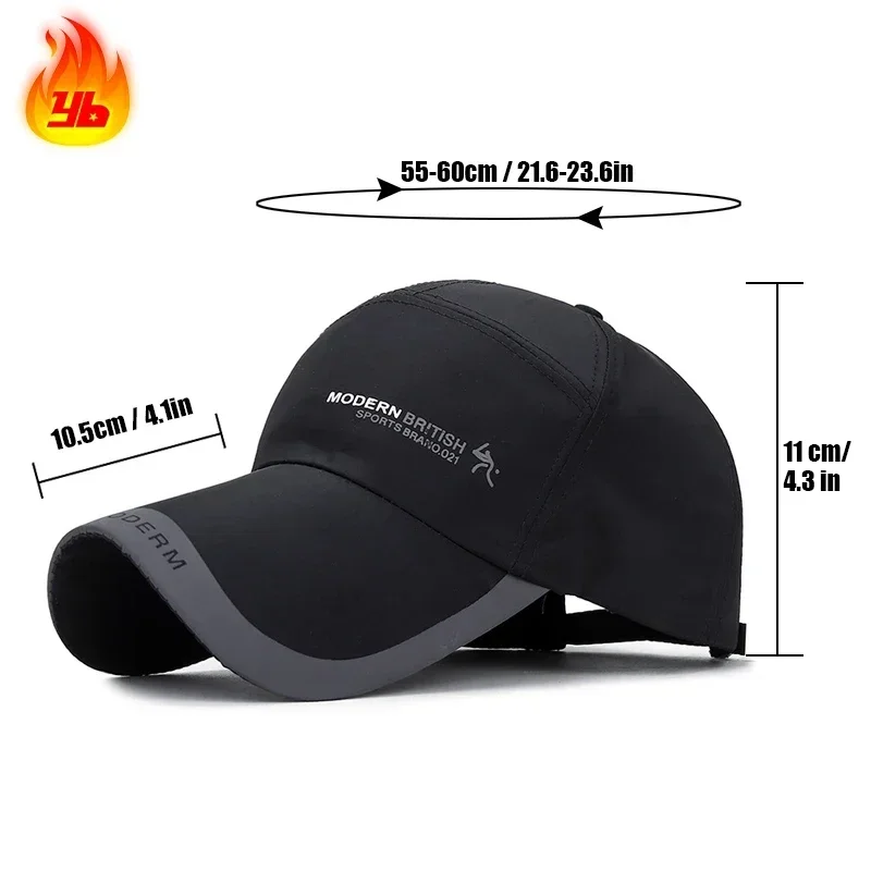 Spring and autumn extended brim sun visor baseball cap outdoor leisure quick-drying fishing hat