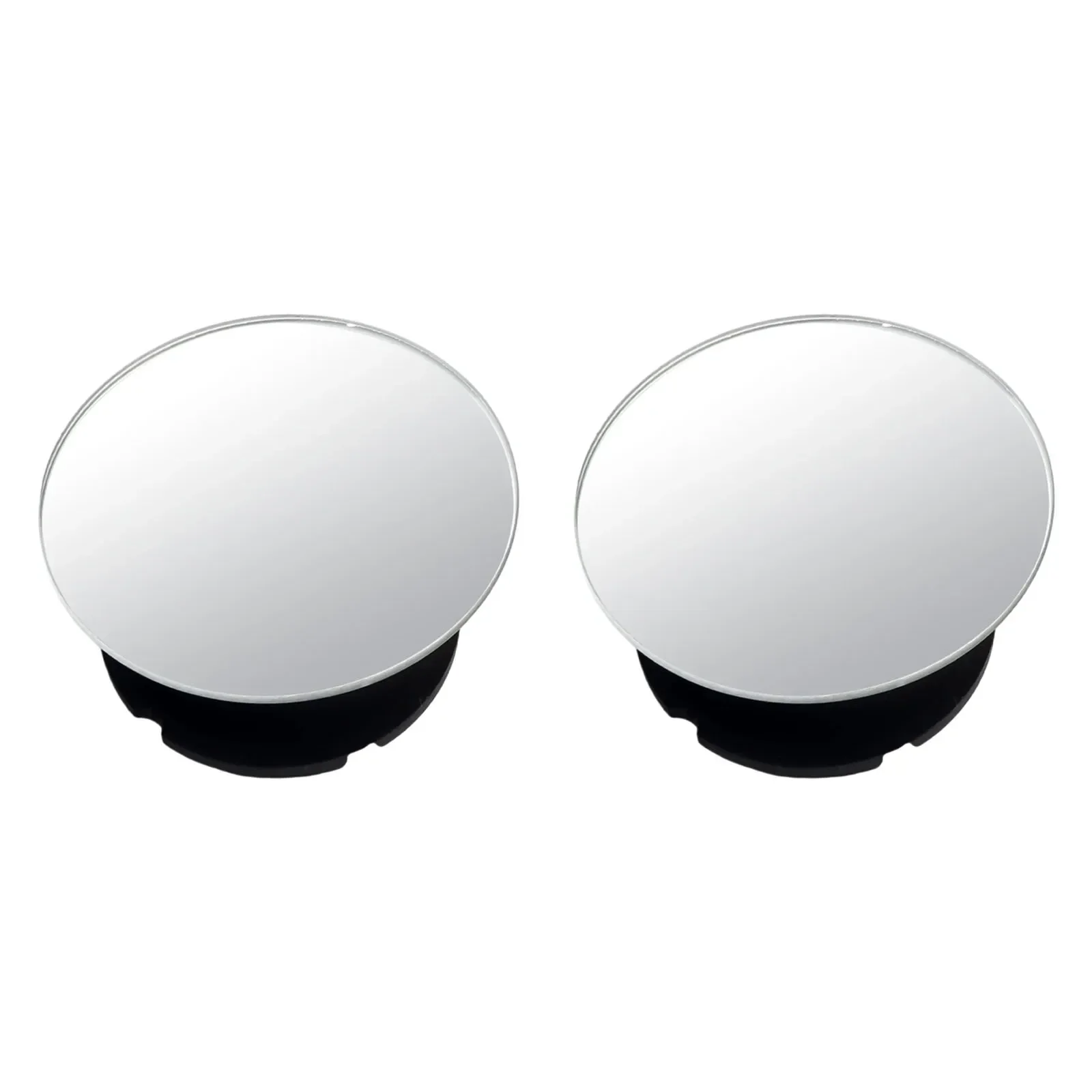 

Car Blind Spot Mirrors 2Pcs With 360 Degree Rotation Convex Lens And ABS Housing Designed For Rearview Enhancement And Safety