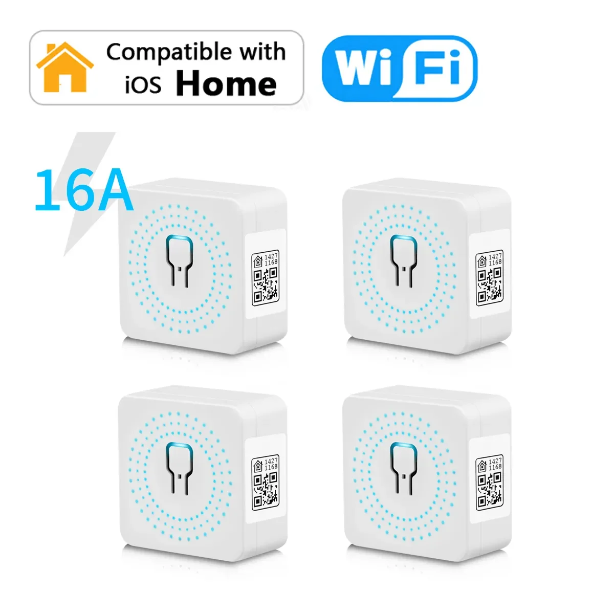 

for Homekit MINI Smart Home WIFI Breaker Home DIY Electric Relay WIFI Switch 16A 2-Way Wireless Automation Module Timer Control