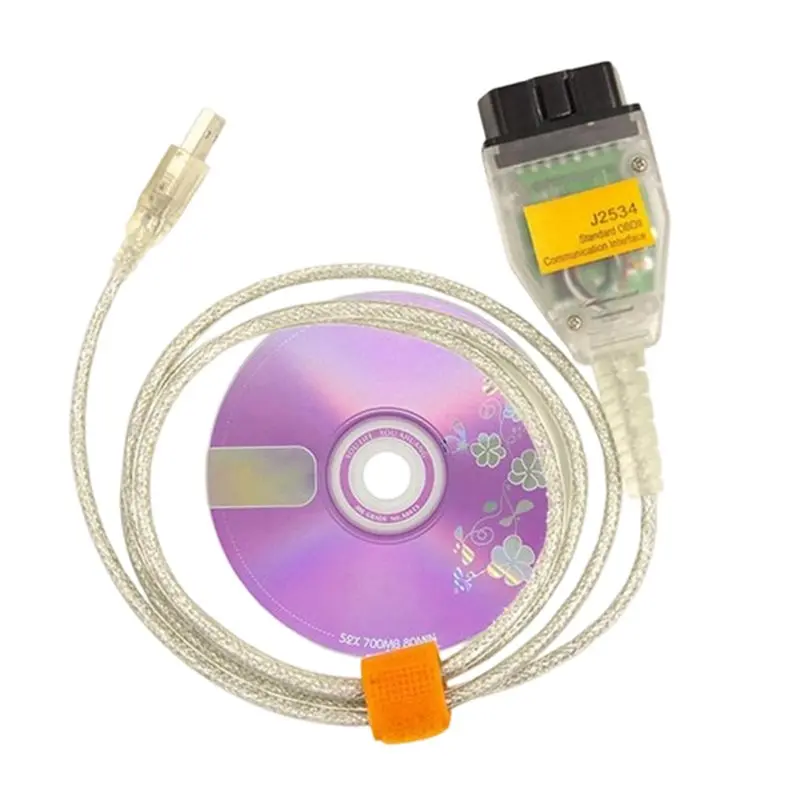 

Кабель USB A33K-Hds J2534 для Honda OBD2 Mini VCI Interface, диагностический интерфейс J2534 для Toyota, Lexus, Scion TIS Techstream