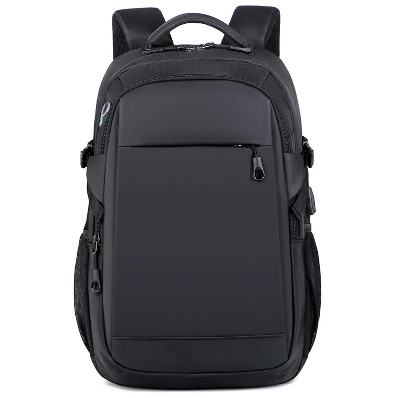 Black Business Travel Backpack for Men,Premium Gift Laptop Bag for Work & Trip,Commuter Daypack Carry-On Luggage