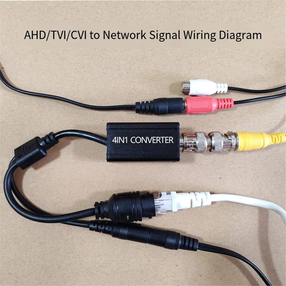

AHD to IPC Converter 720P/1080P AHD/TVI/CVI PAL/NTSC to IP Networking Wired Converter BNC to RJ45 Output Adapter [AAAE 2026]