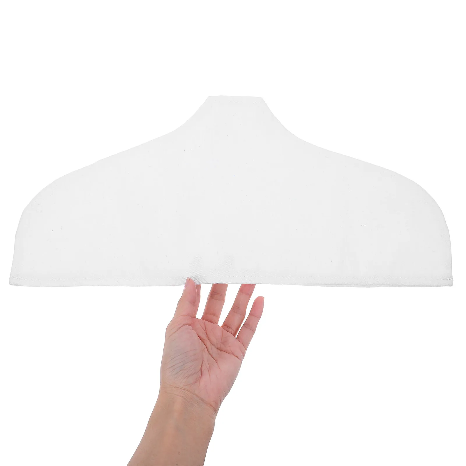 Linen Clothes Hanger Covers 3 Pack Non Slip Breathable Cotton Fabric Garment Protectors for Wardrobe Storage