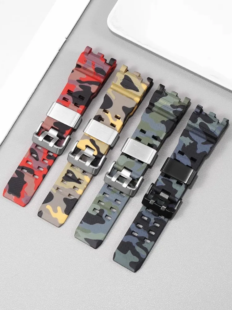 Adapted To C-a-s-i-o Big Mud King Second Generation GWG-2000 Modified Resin Silicone Watch Strap