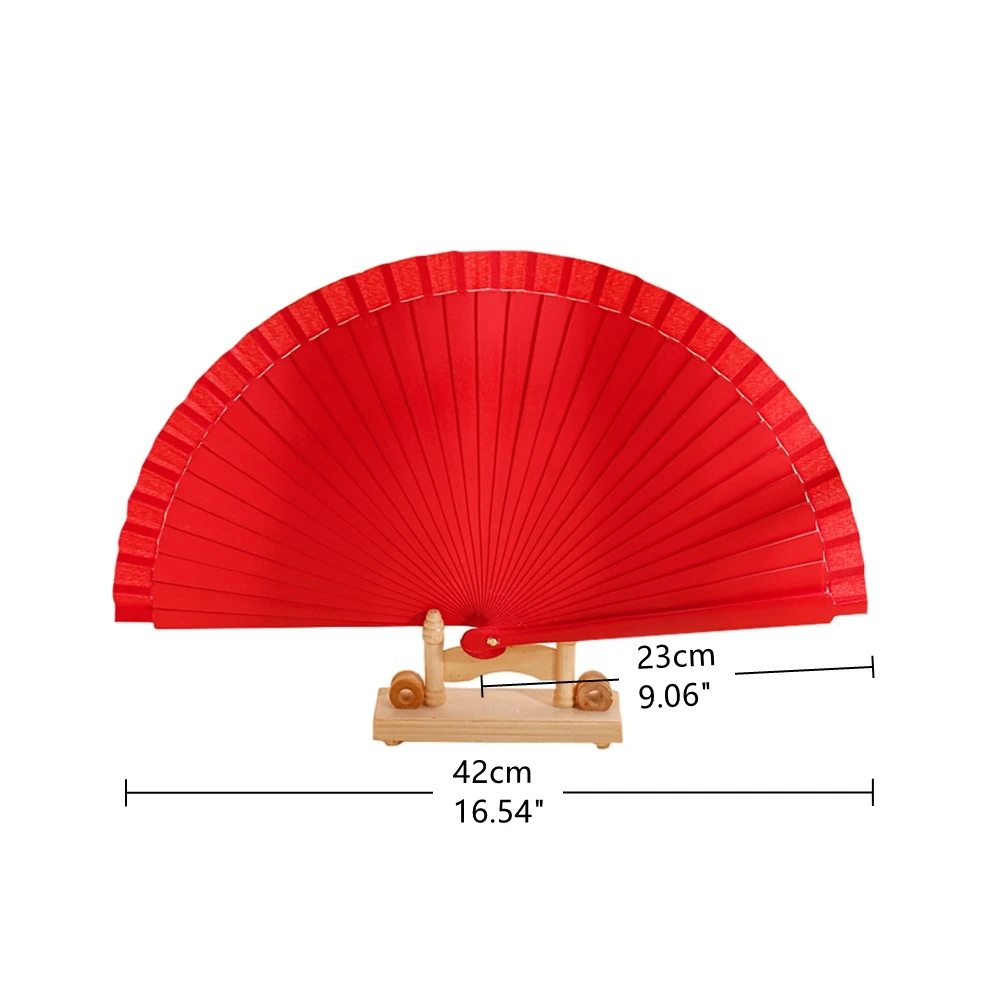 Wholesale Vintage Hand Fan Summer Women Wooden Fan for Wedding Party Dance Accessories Home Decor Folding Fan