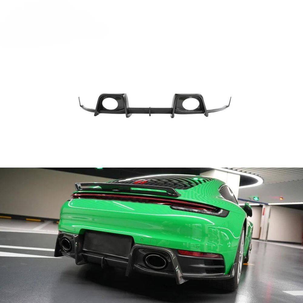 Prepreg Carbon Fiber front bumper lip Splitter spoiler For Porsche 992 Carrera Targa 2019 2023