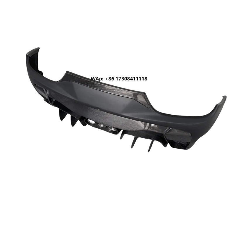 

V Style Half Carbon Fiber Car Rear Bumper for 458 Italy Speciale