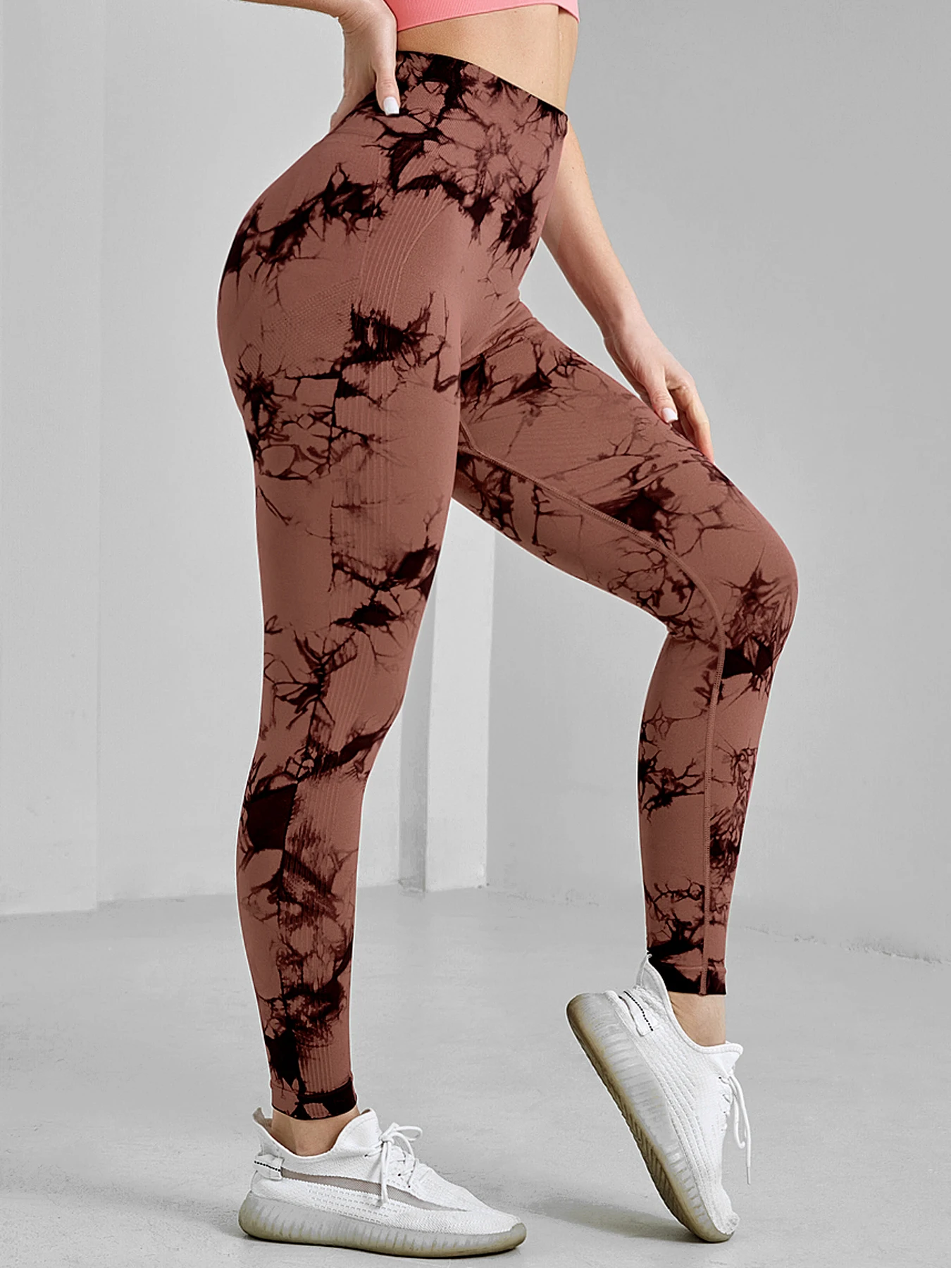 Sport Studio Tie Dye Wideband Waist Yoga Sports Leggings