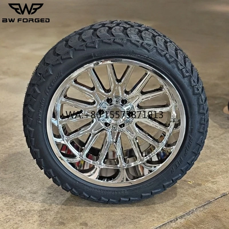 

Customized Forged Aluminum Alloy Wheels 26x14 24x14 26x16 Deep Dish Pickup SUV Rims