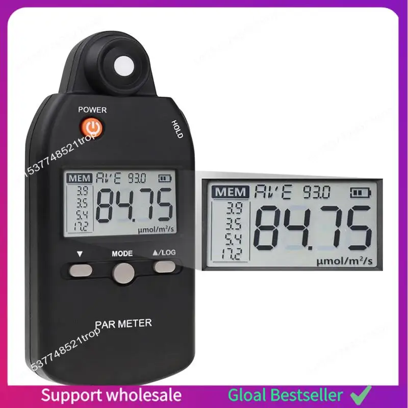 

A38M Photosynthetic Radiometer Portable Flux Meter Handheld Light Energy Meter Outdoor Measuring Light Intensity Meter