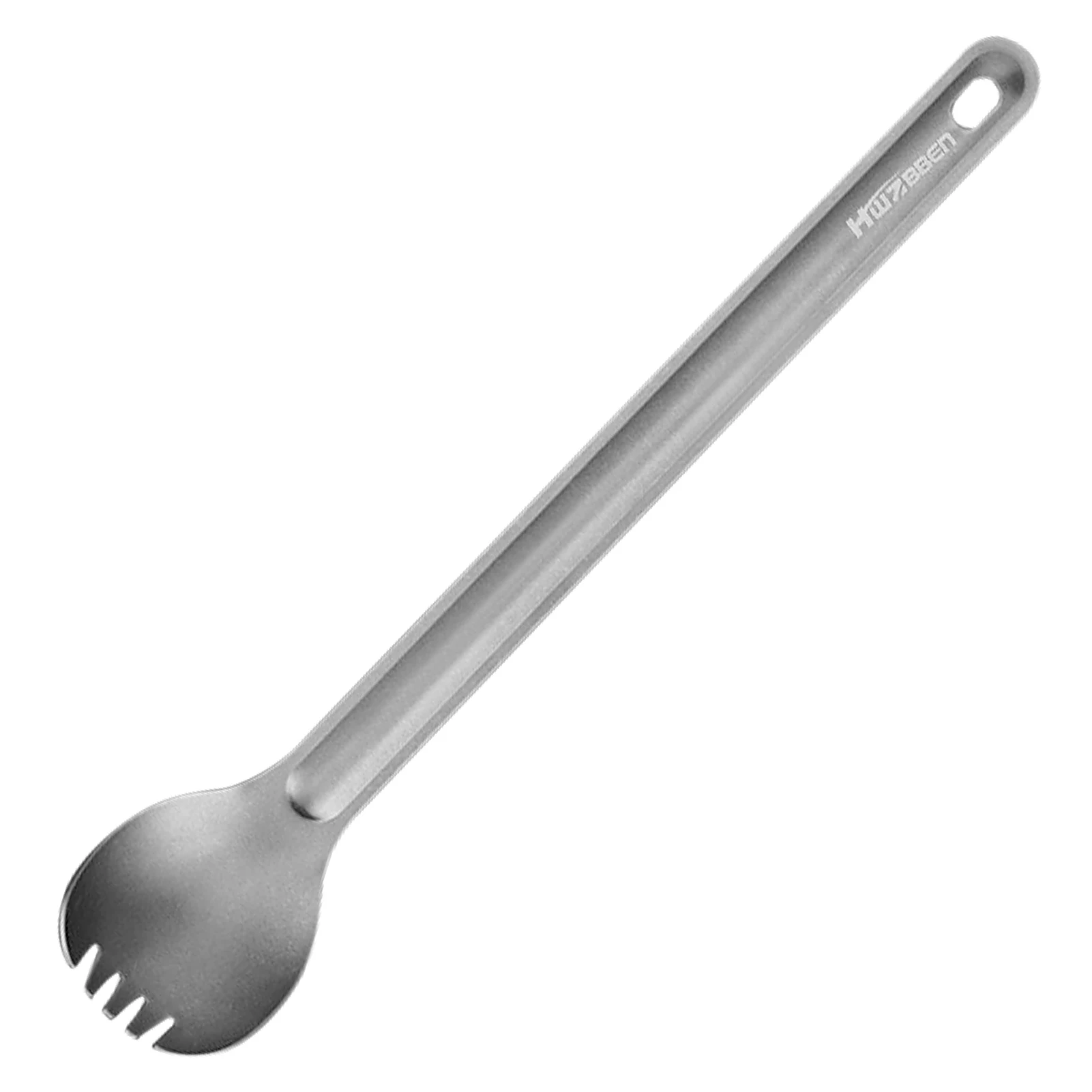Cuillère à long manche en titane, couverts de camping en plein air, sac à dos de camping, pique-nique
