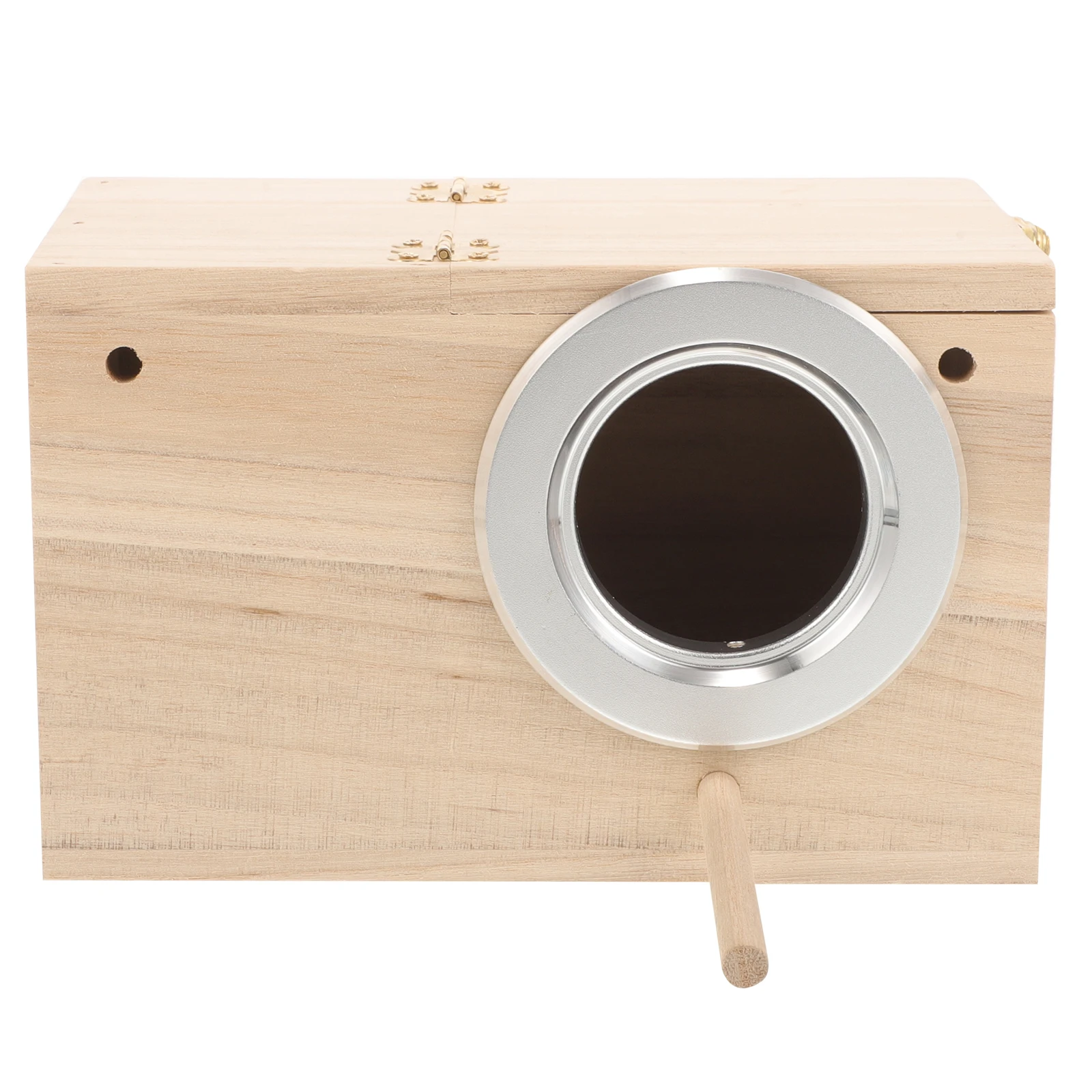 

Wooden Parrot Breeding Box Bird Nesting House For Small Birds Garden Birdhouse Durable Weather Resistant Structure Easy Clean