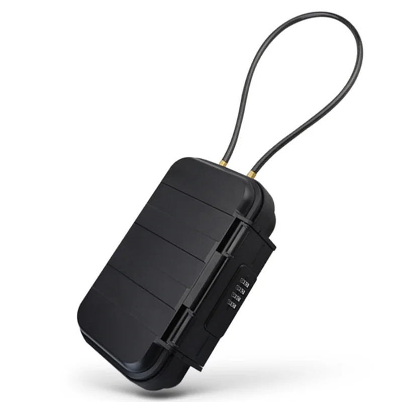 Caixa de bloqueio a14m, caixa de bloqueio de telefone, caixa de bloqueio de segurança, transparente ao ar livre à prova dwaterproof água viagem segura, senha caixa de praia fácil de usar, bla