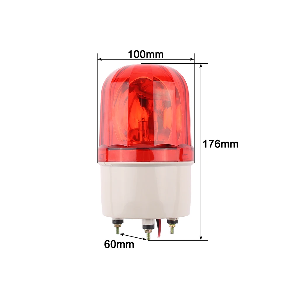 LTE-1101 LTE-1101J AC110V 220V Rosso Giallo Verde Blu Spia rotante Lampada Spia per uso industriale
