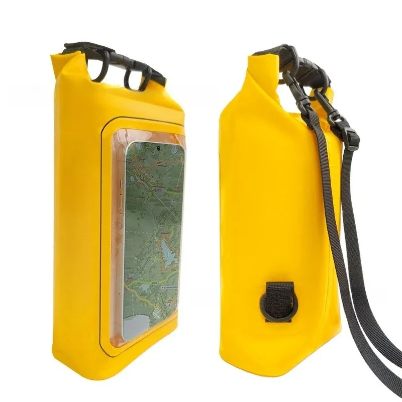 Waterproof fanny pack, outdoor waterproof bag, swimming and rafting PVC waterproof bag fanny pack.