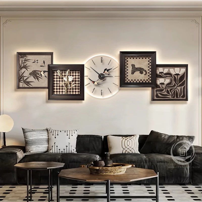 Art Mural Wall Clocks Luxury Digital Modern Restaurant Minimalist Nordic Wall Watch Silent Creative Horloge Home Decoration