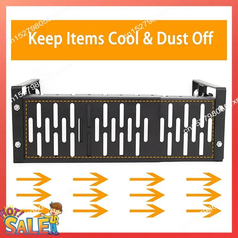 

ABCL Under Desk Cable Storage Rack Expandable Management Tray Desk Socket Holder Wire Cord Power Strip Adapter