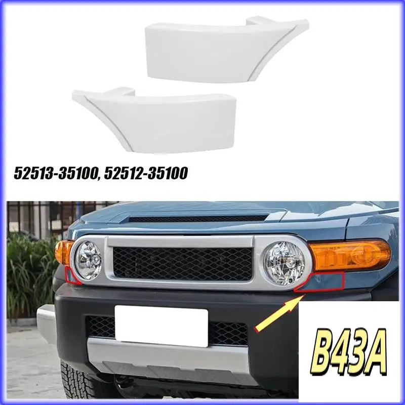 

Наполнительная пластина переднего нижнего бампера Sp-Left 52513-35100-A0 для Toyota FJ Cruiser 2007-2014, угловая накладка на крыло 5251335100, детали