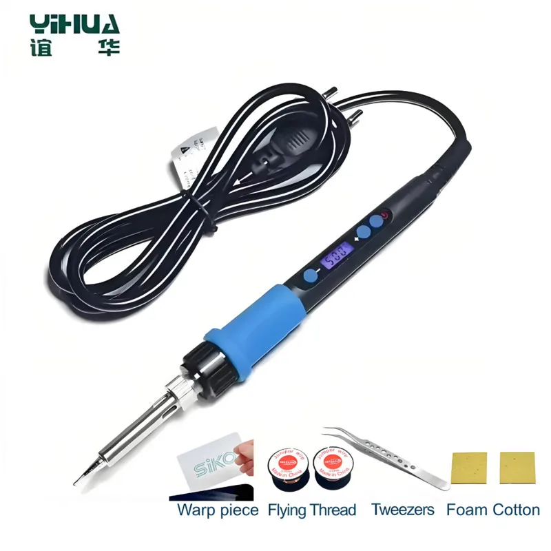 YIHUA 928D-I 100W Digital Soldering Iron Station Kit with Slot Heating Element 500°C Adjustable Temperature Fast Heat-Up Tools