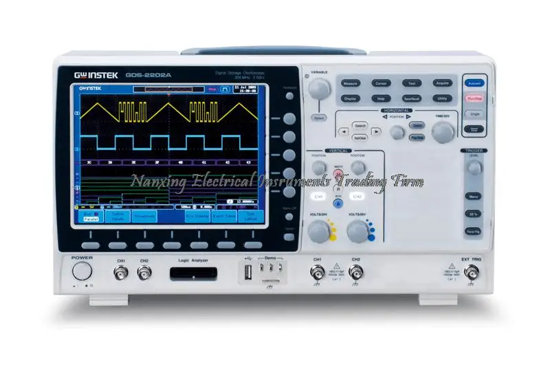 

GDS-2302A/GDS-2304A Digital Storage Oscilloscope 300MHz, 2/4-Channel 8"LCD,2GSa/s Real-time Sampling Rate,2M Record Length