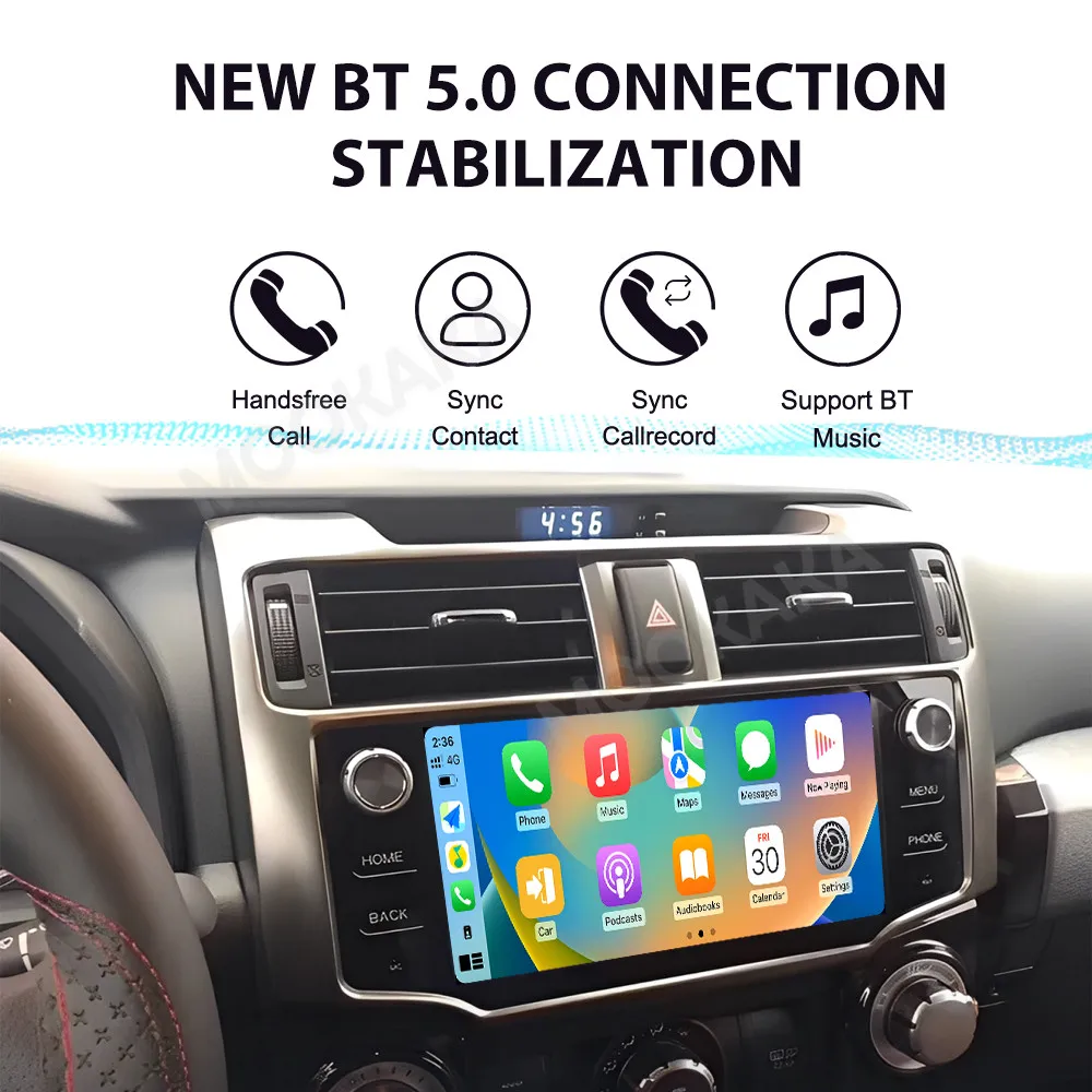 For Toyota 4Runner 2010-2021 Android Car Radio Multimedia Video Wireless Carplay Autoradio Stereo GPS Navigation Head Unit