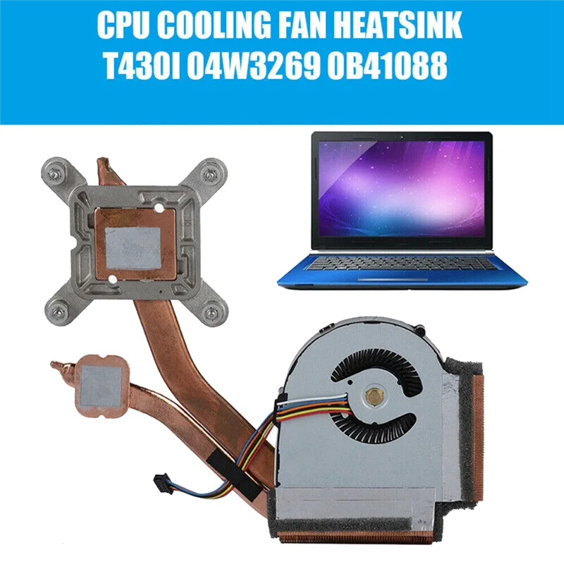 N35R_DU Laptop CPU Cooling Fan Heatsink Radiator Cooler for Lenovo T430 T430I