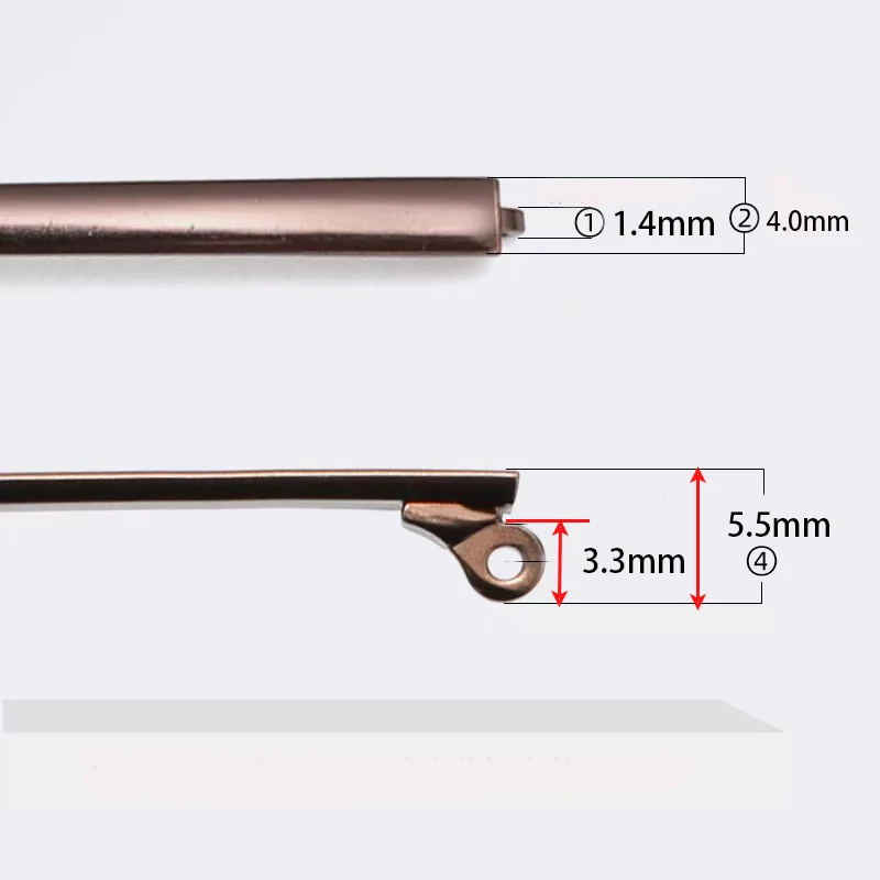 1 Pair Colour Glasses Arm Metal Eyeglasses Temple Arm Eyeglasses Replacement Metal Leg Repair Eyewear Accessories