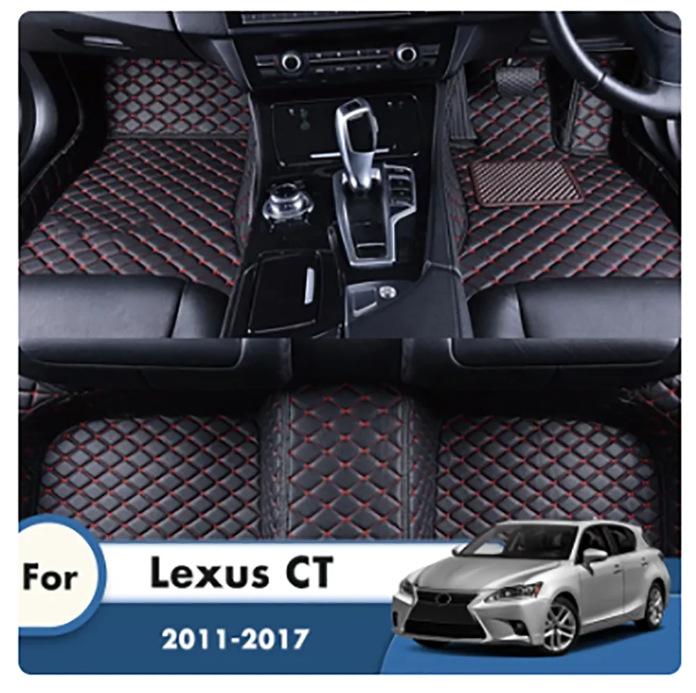 

Коврики RHD, автомобильные коврики для Lexus CT 2017, 2016, 2015, 2014, 2013, 2012, 2011, водонепроницаемые пользовательские автомобильные аксессуары, подкладки для ног в салоне автомобиля