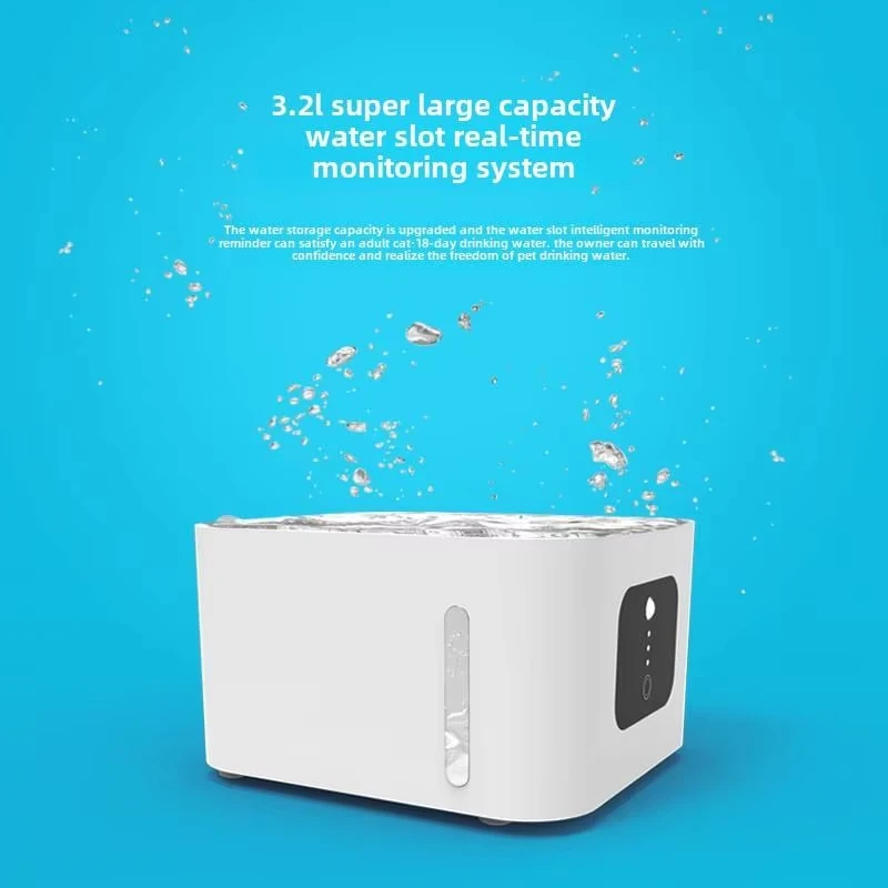 Large 4L Capacity Wireless Water Dispenser Eco-Friendly Pet Induction Deep Filtration Charging Stainless Steel ABS Solid