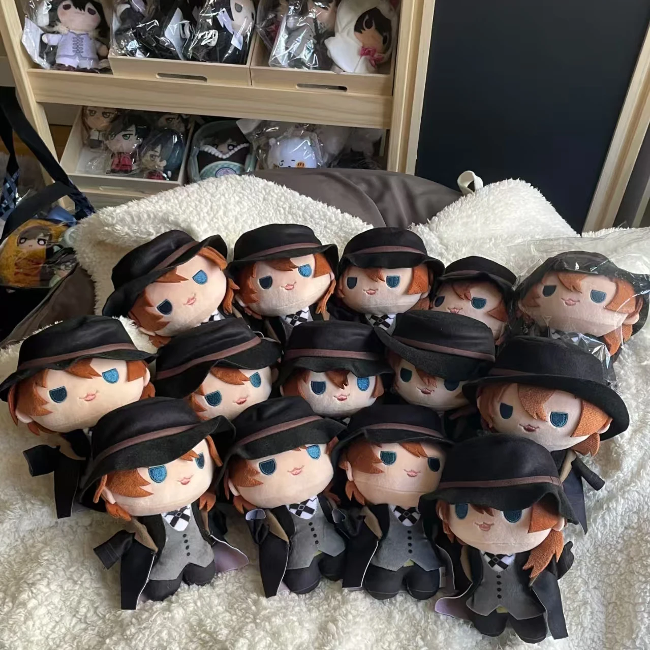 

20cm Anime Dazai Fyodor Nakahara Nakajima Plush Doll Ryuunosuke Stuffed Pendant Children Gift Toys
