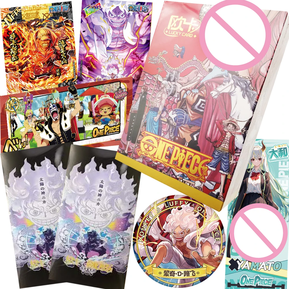 One Piece High Quality Collection Cards Monkey D. Luffy Boa·Hancock Popular Anime Characters Special-shaped PVC Cards Toys Gifts
