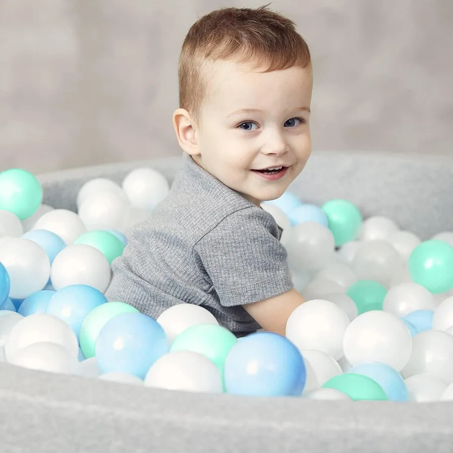 Ball Pit Ballen 1000 Count Play Plastic Ballen voor Ball Pit Box BPA-vrij Crush Proof Kruipende Tunnels Ballen voor Honden