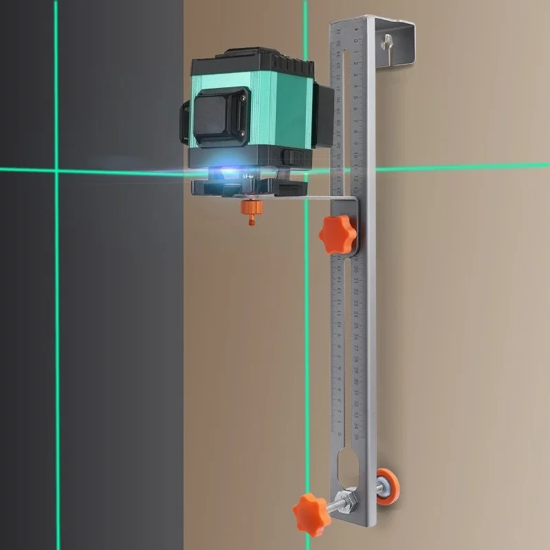 Laser level wall mounting bracket upper wall infrared lifting support rod decoration ceiling level hanger.