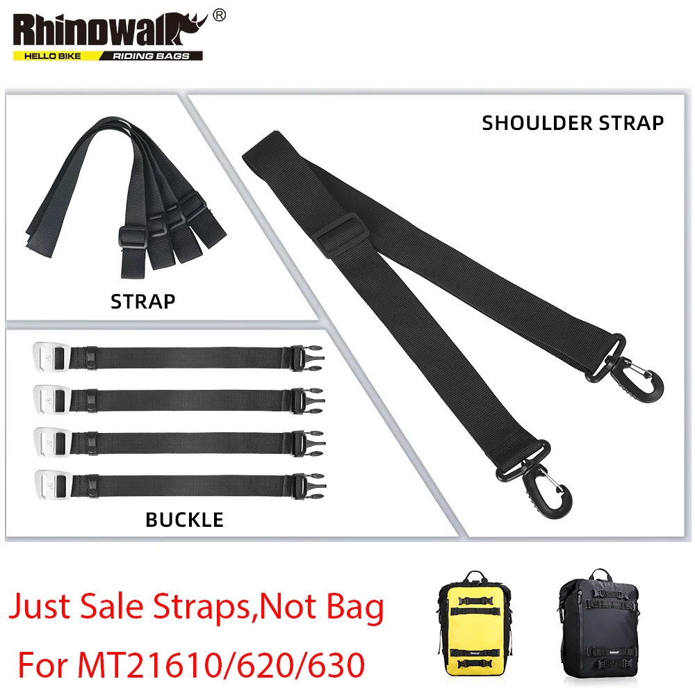 Rhinowalk Motorcycle Bag Straps For MT21610/MT21620/MT21630 Special Adaptation Straps Hardware Hook Buckle Shoulder Strap