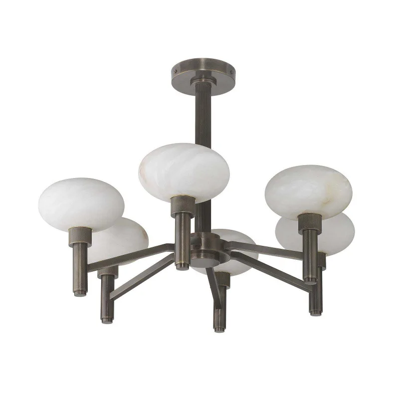 

Postmodern light luxury chandelier creative Nordic lamps simple molecular chandelier modern living room dining room home