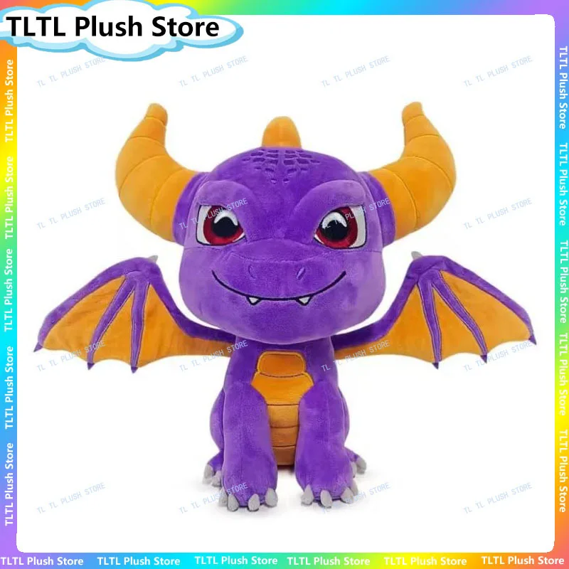 

New Spyro: A Realm Beyond Spyro Plush Toys Anime Purple Dragon Soft Stuffed Children Cartoon Birthday Fans Collection Peripheral