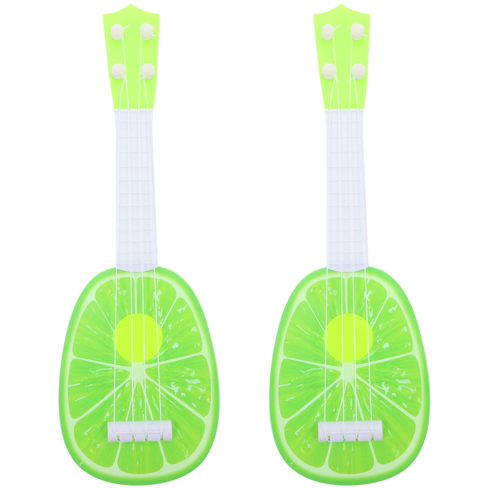 2 szt. Miniaturowe instrumenty muzyczne - gitary dla dzieci, zabawki edukacyjne dla najmłodszych, gitary dziecięce